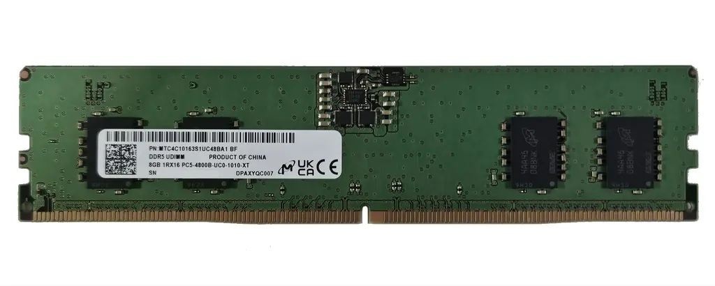 8GB DDR5/4800 CL40 Micron Tray