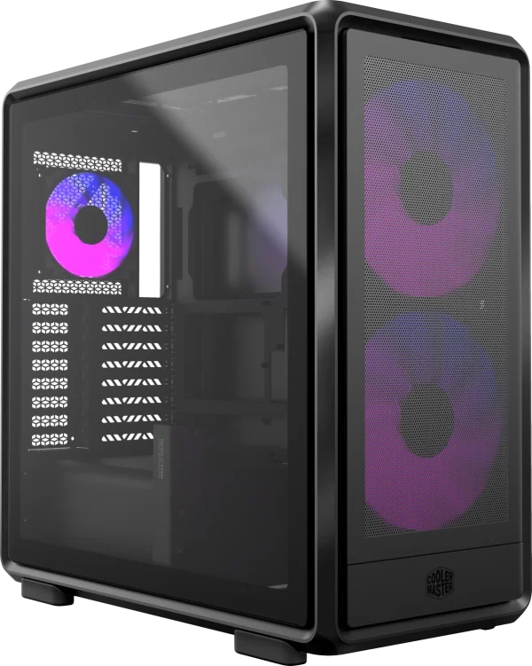 Cooler Master MF 600 Mesh - TG/ARGB/USB-C/Midi/E-ATX