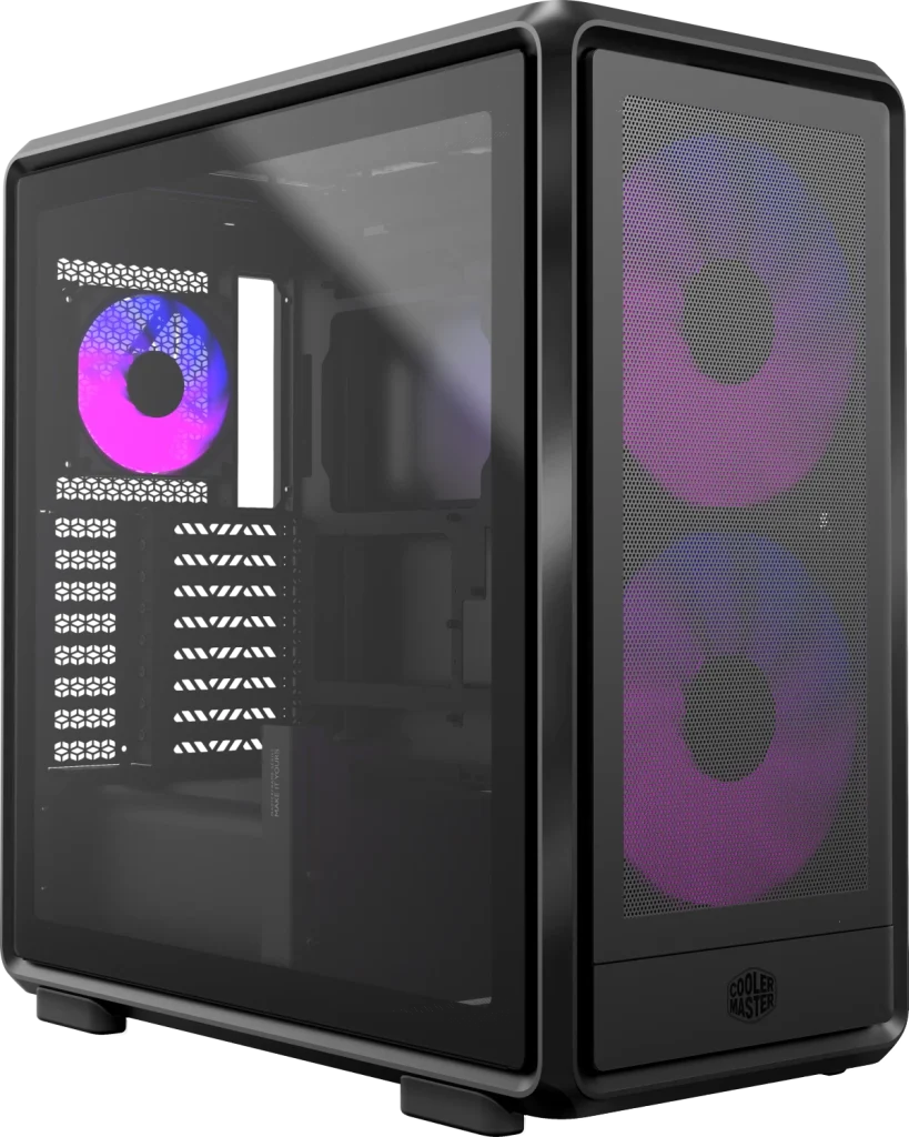 Cooler Master MF 600 Mesh - TG/ARGB/USB-C/Midi/E-ATX