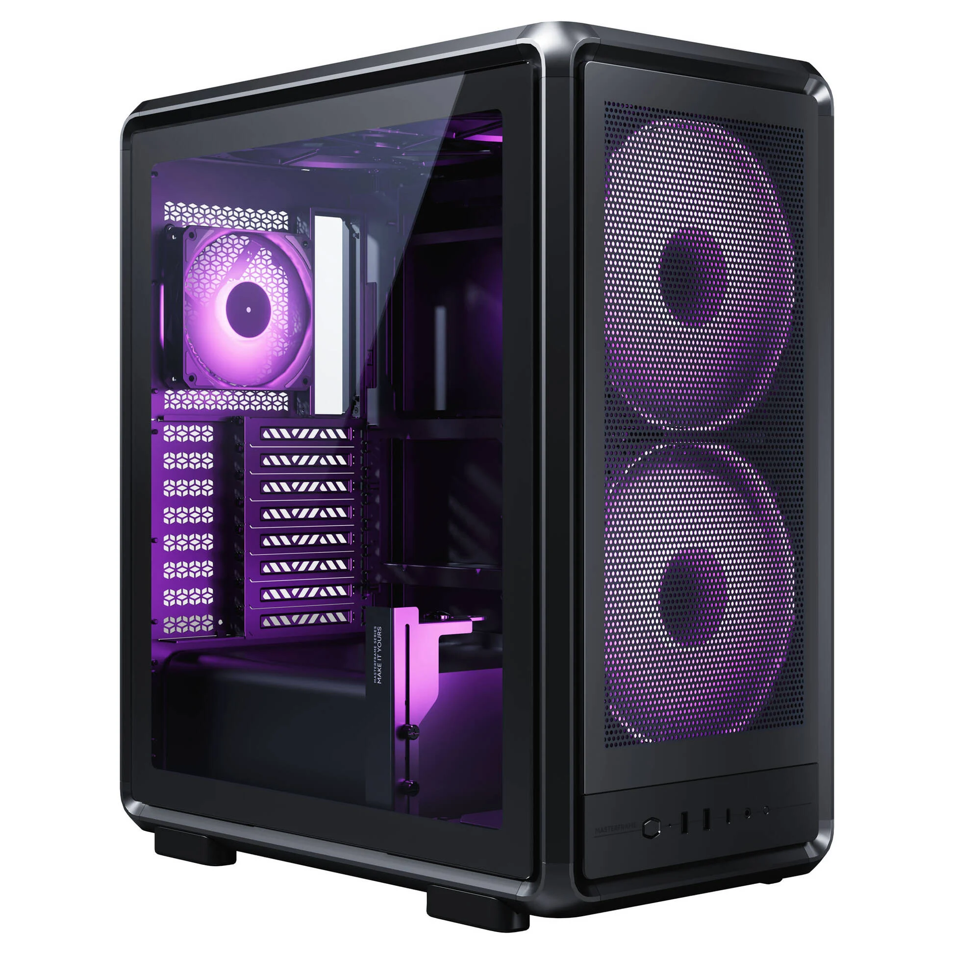 Cooler Master MF 500 Mesh - TG/ARGB/USB-C/Midi/E-ATX