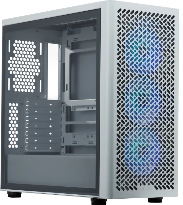 Cooler Master Elite 502 - TG/ARGB/USB-C/Midi/ATX wit