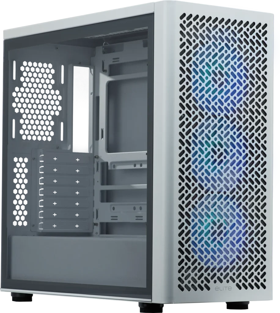 Cooler Master Elite 502 - TG/ARGB/USB-C/Midi/ATX wit