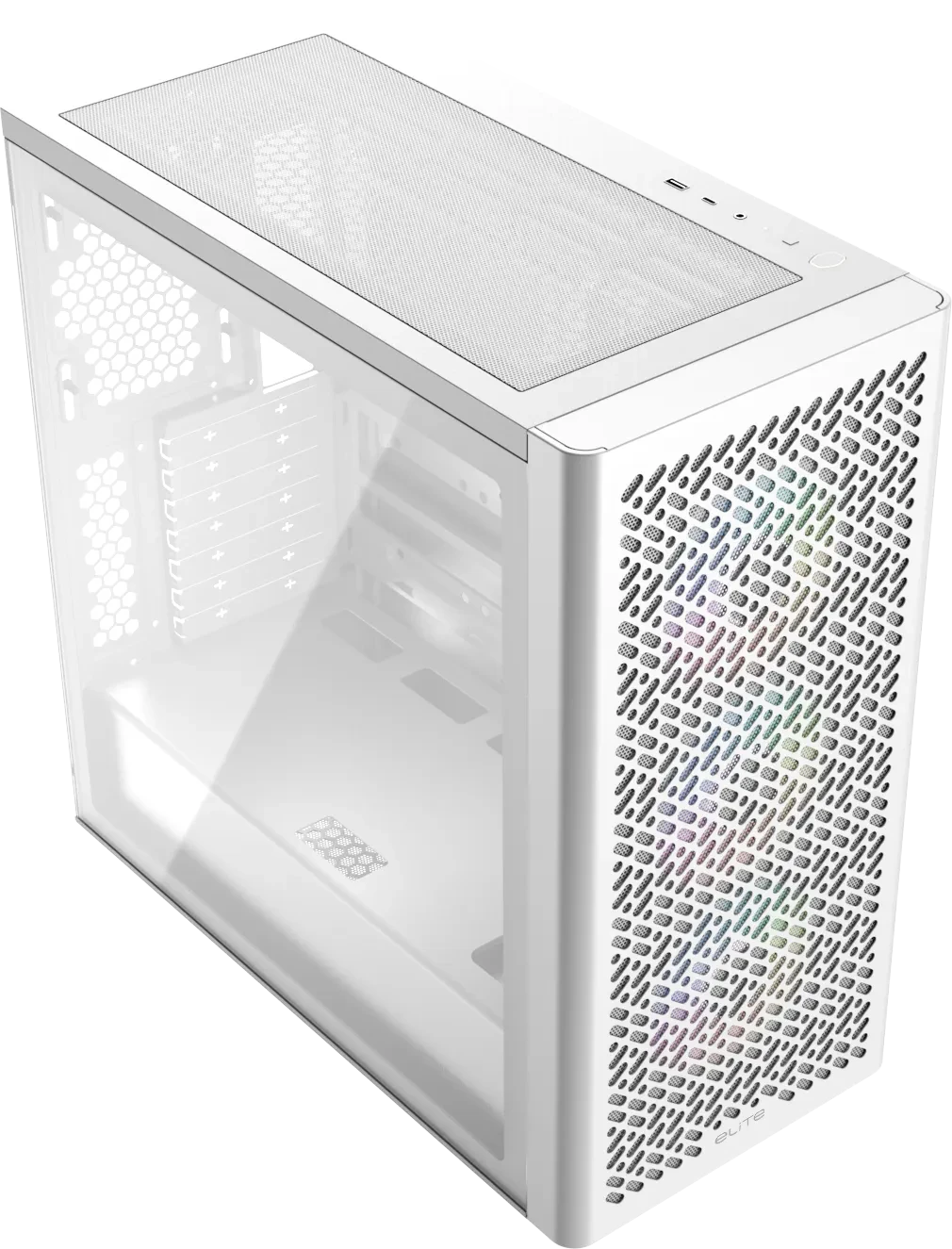 Cooler Master Elite 502 - TG/ARGB/USB-C/Midi/ATX wit - Afbeelding 12