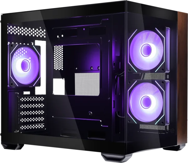Cooler Master Elite 481 Wood - TG/ARGB/USB-C/Mini/µATX