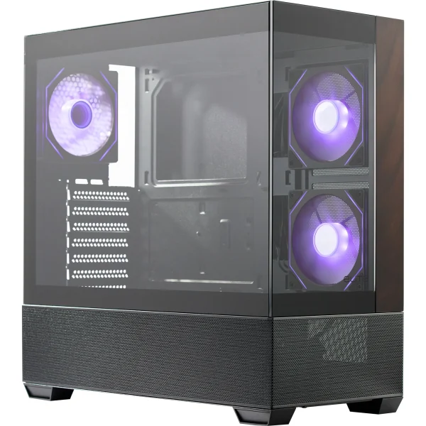 Cooler Master Elite 690 Wood - TG/ARGB/USB-C/Midi/ATX