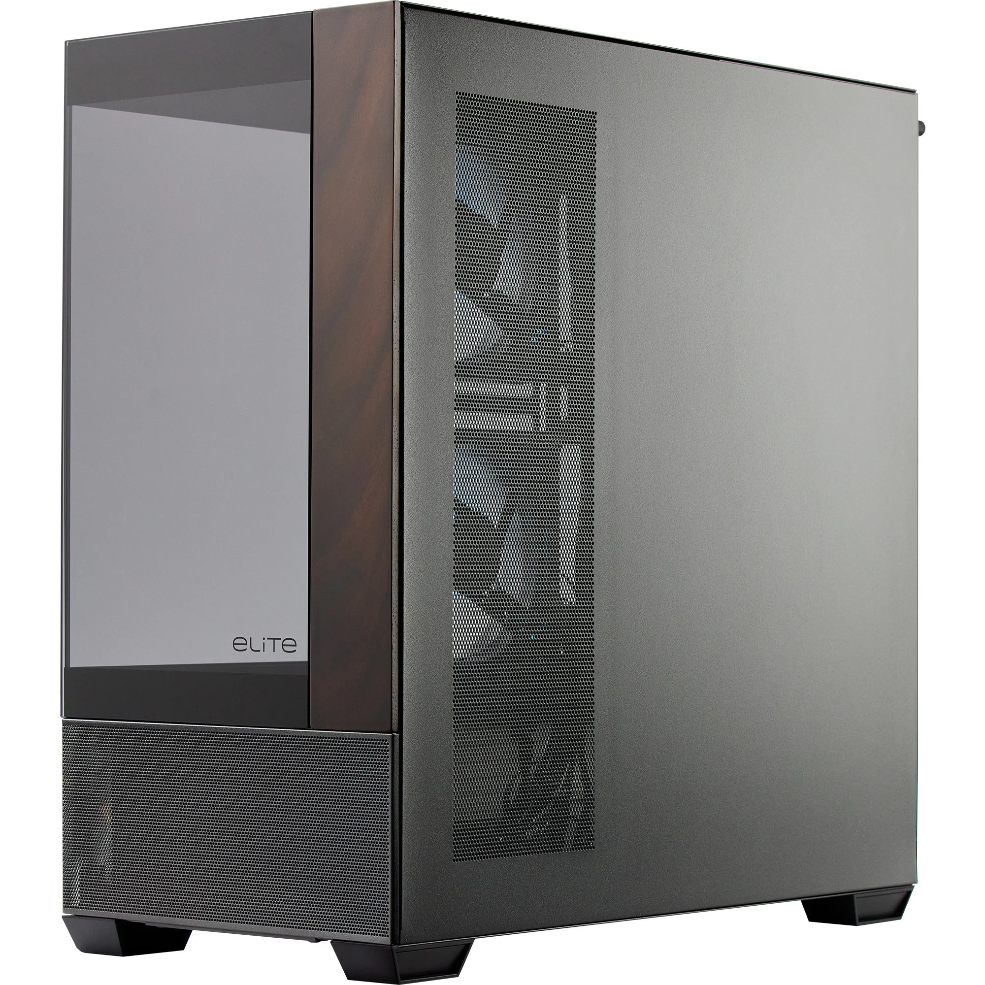 Cooler Master Elite 690 Wood - TG/ARGB/USB-C/Midi/ATX - Afbeelding 2