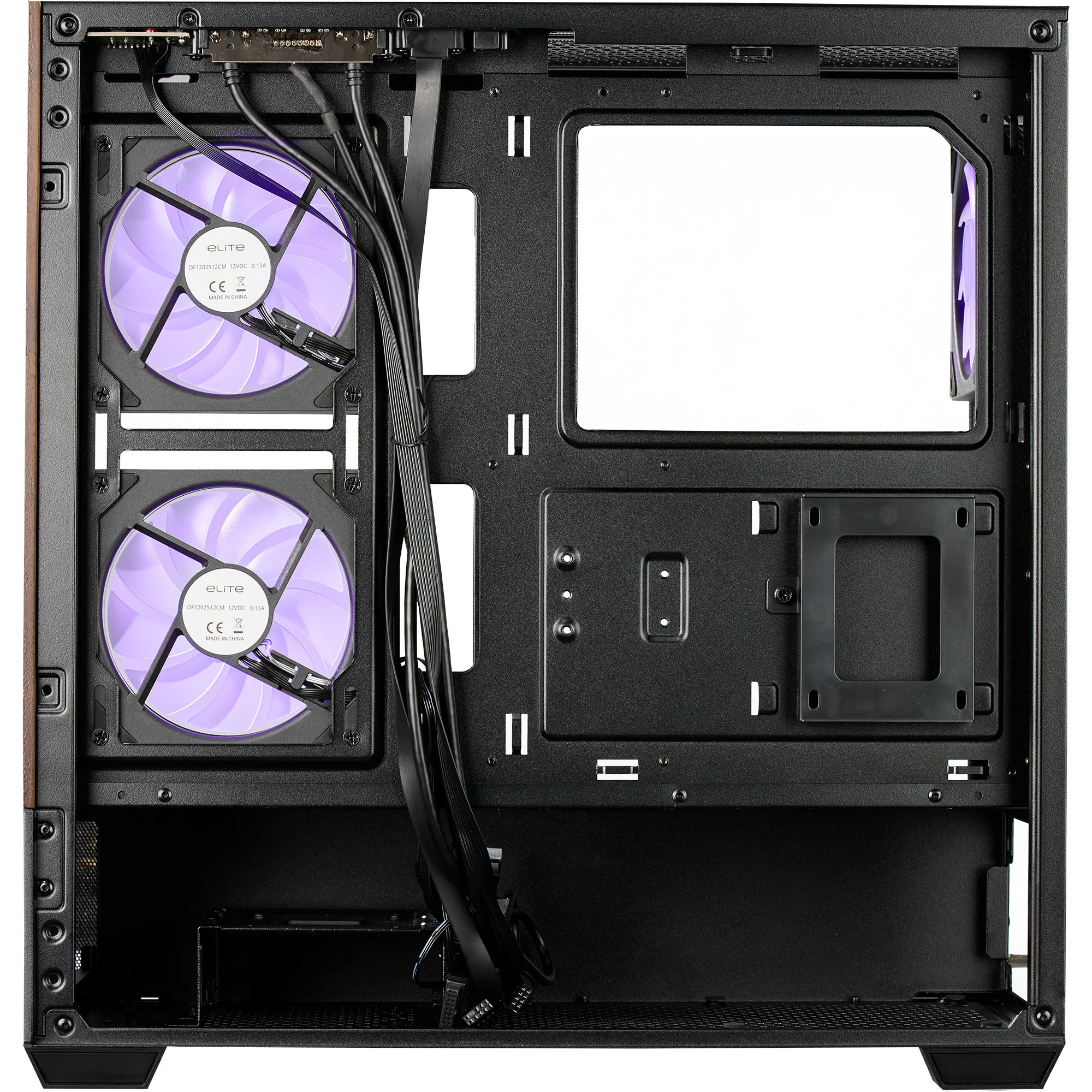 Cooler Master Elite 690 Wood - TG/ARGB/USB-C/Midi/ATX - Afbeelding 5