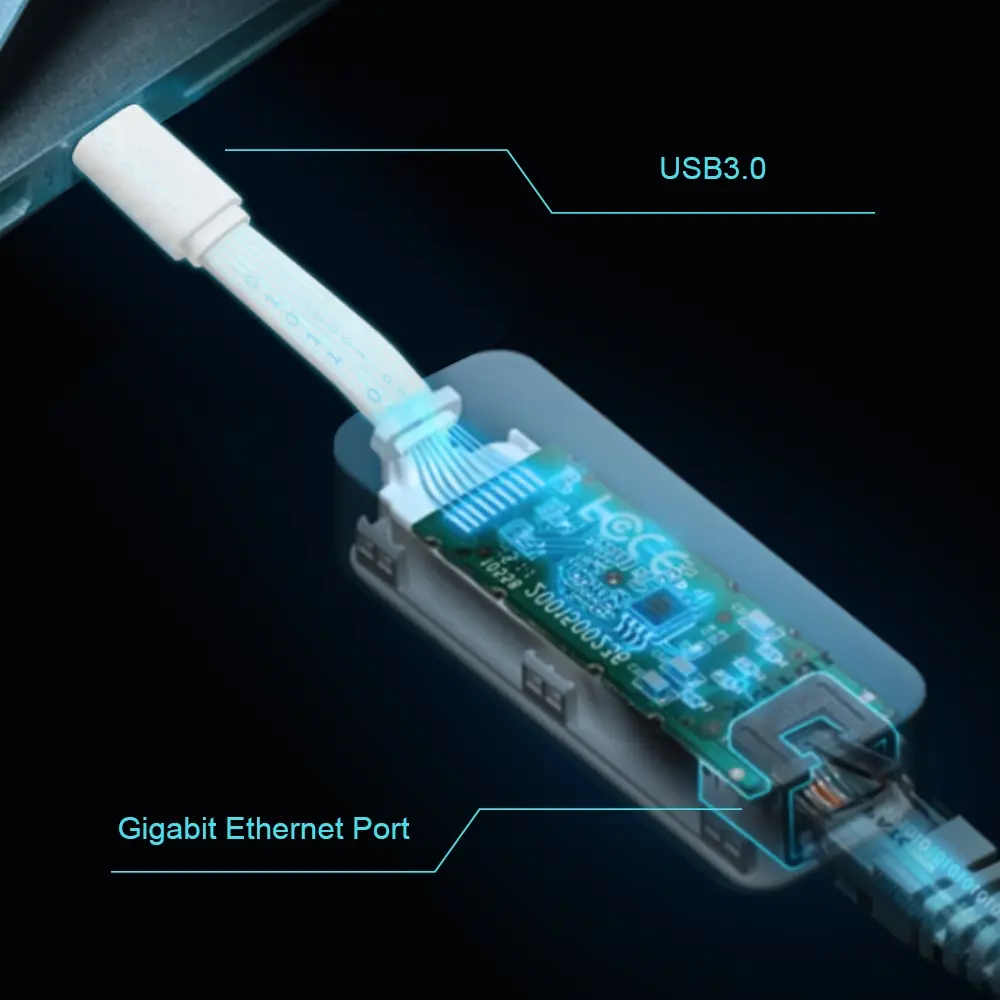 --> RJ45 1Gbps - TP-Link UE300C. - Afbeelding 5