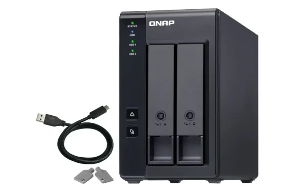 Qnap TR-002 - 2bay uitbreidingsmodule zwart