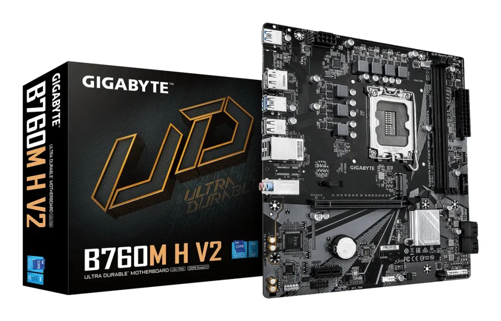 Gigabyte 1700 B760M H V2 - DDR5/M.2/DP/HDMI/µATX