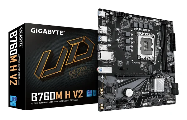 Gigabyte 1700 B760M H V2 - DDR5/M.2/DP/HDMI/µATX