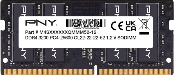 SODIMM 16GB DDR4/3200 CL22 PNY Tray