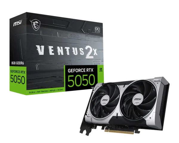 5050 MSI RTX VENTUS 2X OC 8GB/3xDP/HDMI/2slot