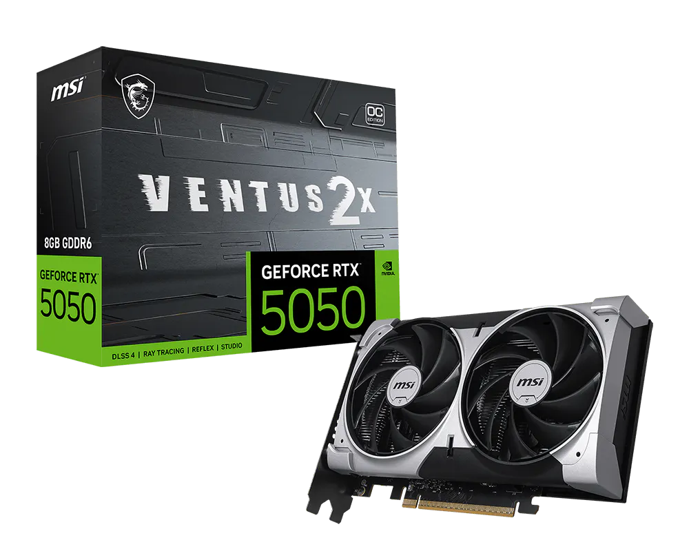 5050 MSI RTX VENTUS 2X OC 8GB/3xDP/HDMI/2slot
