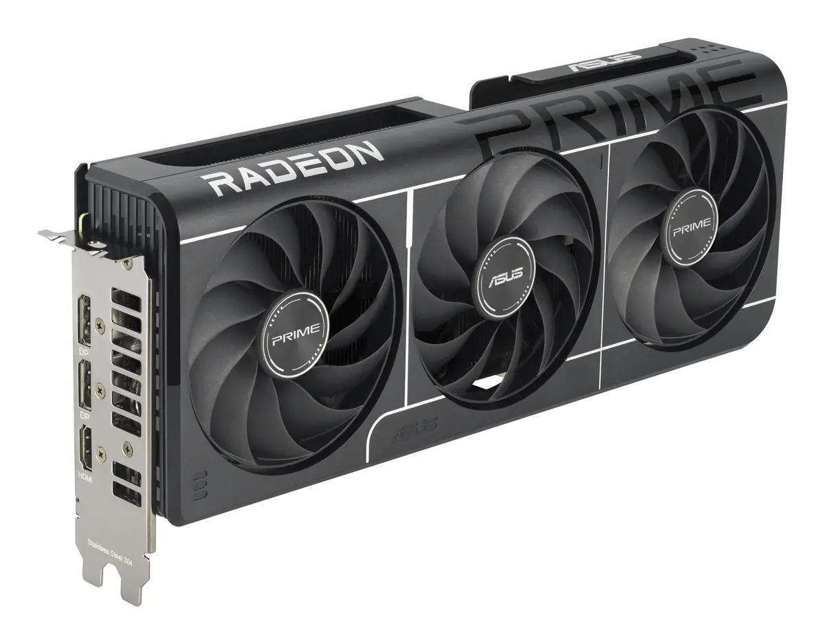 9060XT ASUS PRIME RX OC 16GB/2xDP/HDMI/2,5slot - Afbeelding 2
