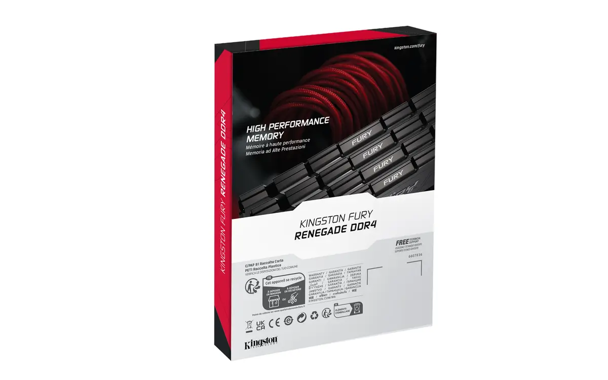 128GB DDR4/3200 CL16 (4x 32GB) Kingston FURY Renegade - Afbeelding 6