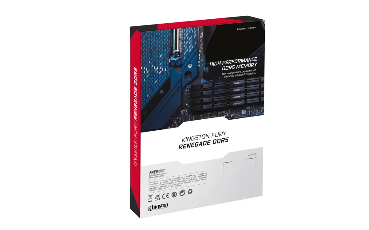 16GB DDR5/6400 CL32 Kingston FURY Renegade Silver XMP - Afbeelding 8