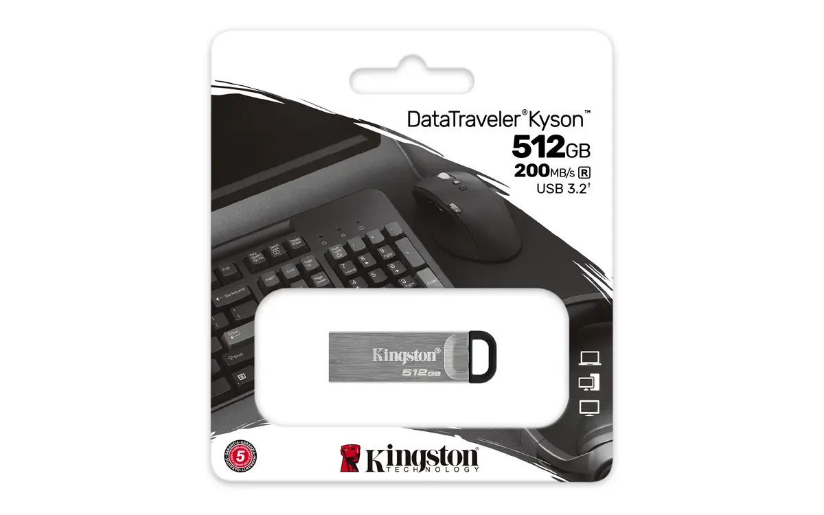 USB 3.2 FD 512GB Kingston DataTraveler Kyson - Afbeelding 4