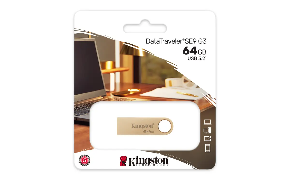 USB 3.2 FD 64GB Kingston DataTraveler SE9 Metal - Afbeelding 5