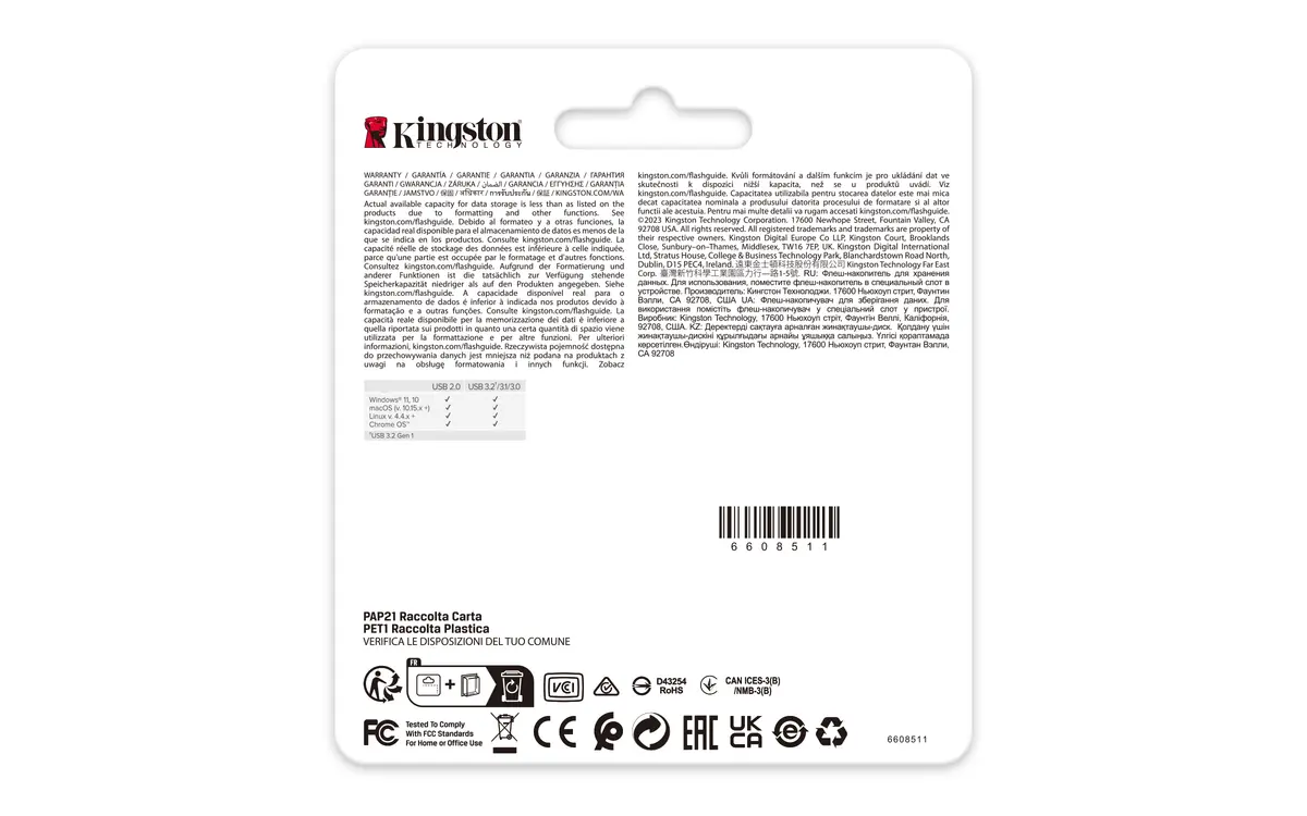 USB 3.2 FD 512GB Kingston DataTraveler SE9 Metal - Afbeelding 6