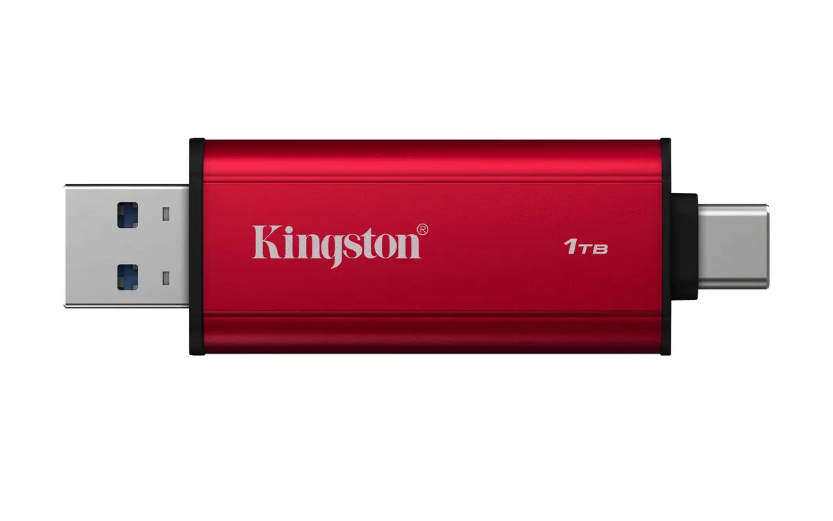 1TB Kingston Dual Portable Ro-Zw USB-C/USB-A/1050/950 - Afbeelding 2