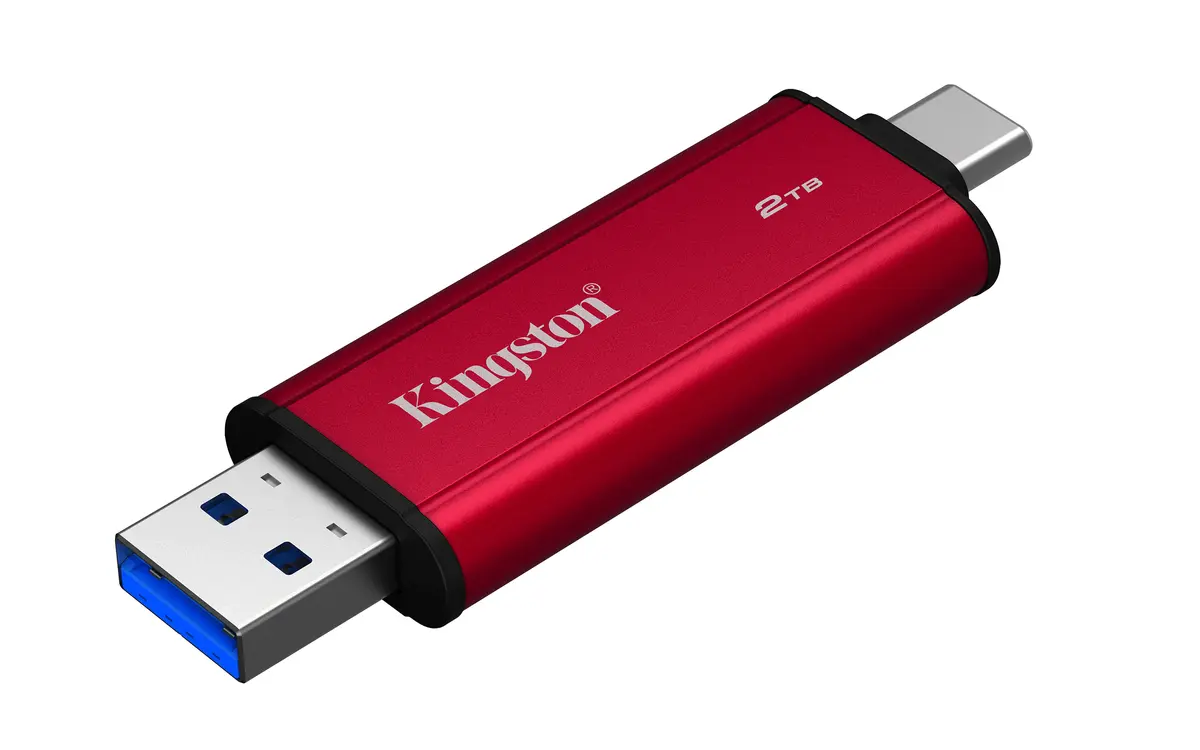 2TB Kingston Dual Portable Ro-Zw USB-C/USB-A/1050/950 - Afbeelding 4