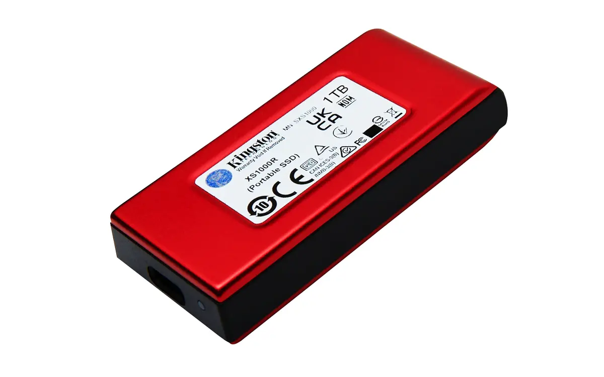 1TB Kingston XS1000 Rood/USB-C/1050/1000 - Afbeelding 4