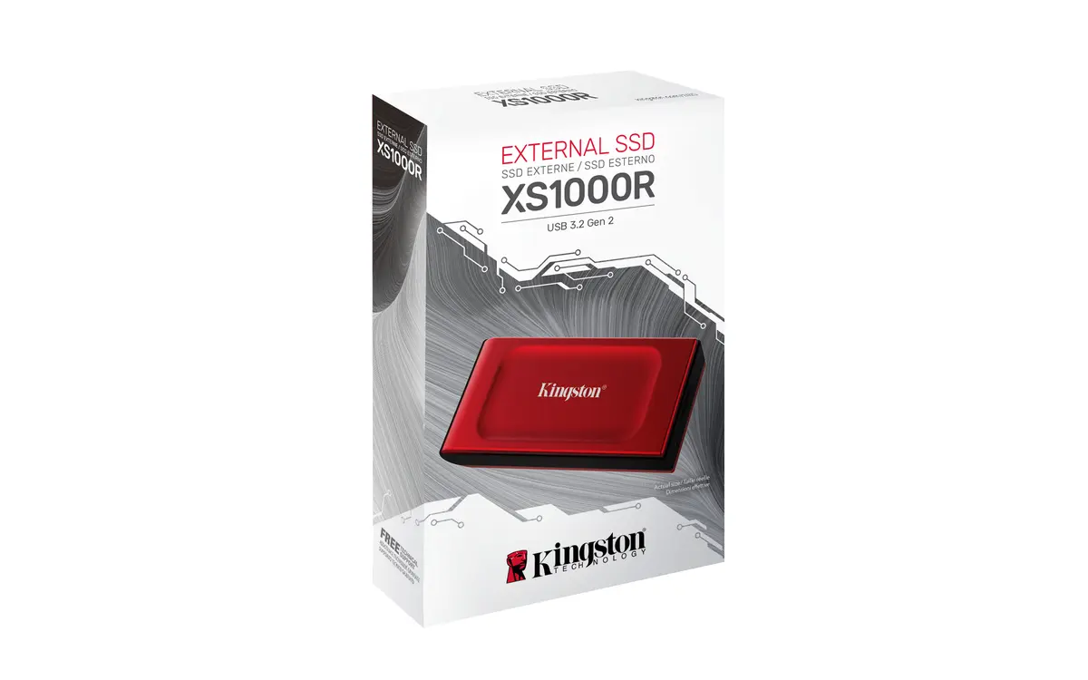 1TB Kingston XS1000 Rood/USB-C/1050/1000 - Afbeelding 5