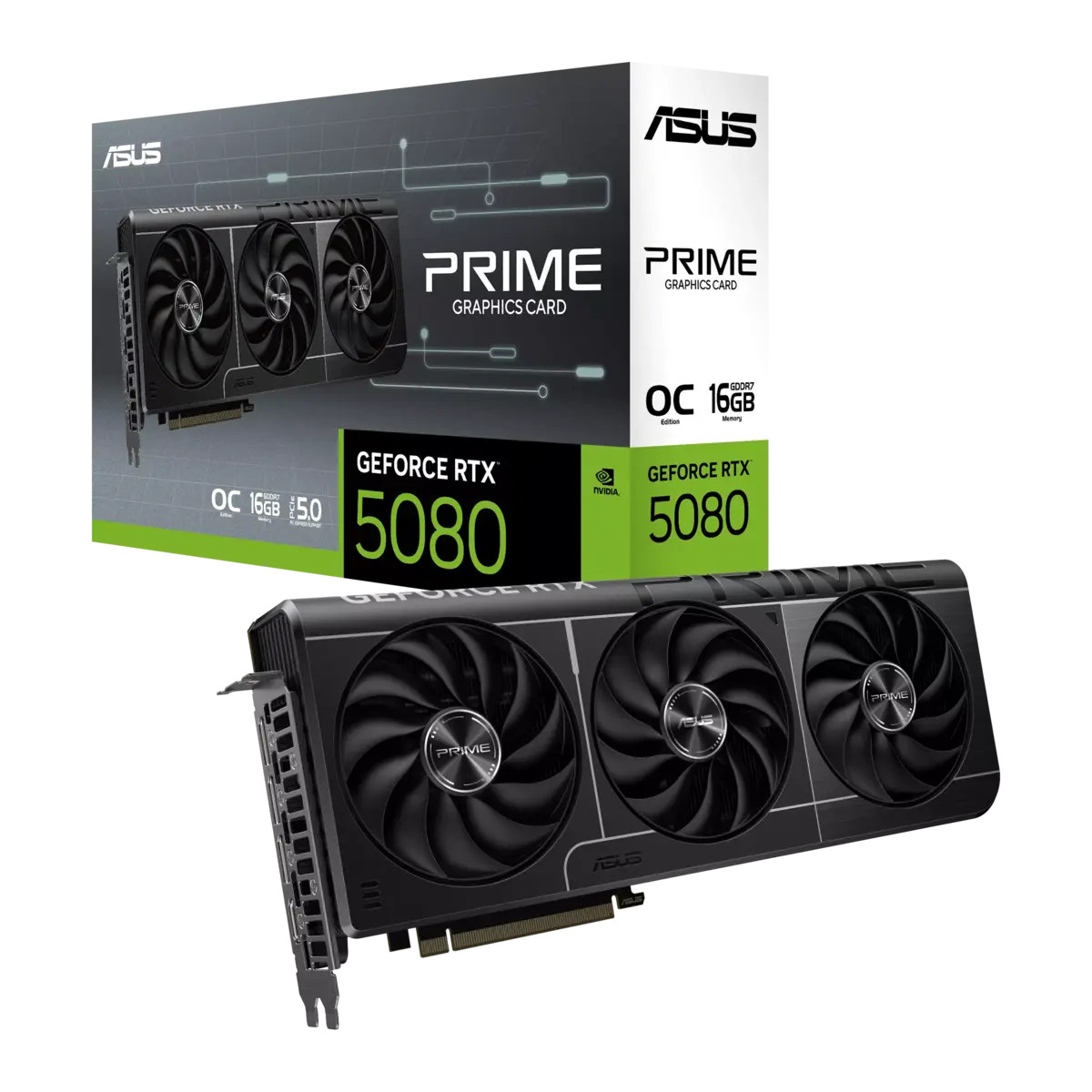 5080 ASUS PRIME RTX EVO OC 16GB/3xDP/HDMI/2,5slot - Afbeelding 12