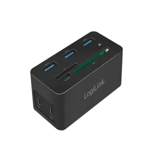 Docking 1xVideo Logilink USB-C, 100W, 4K, 10 Port