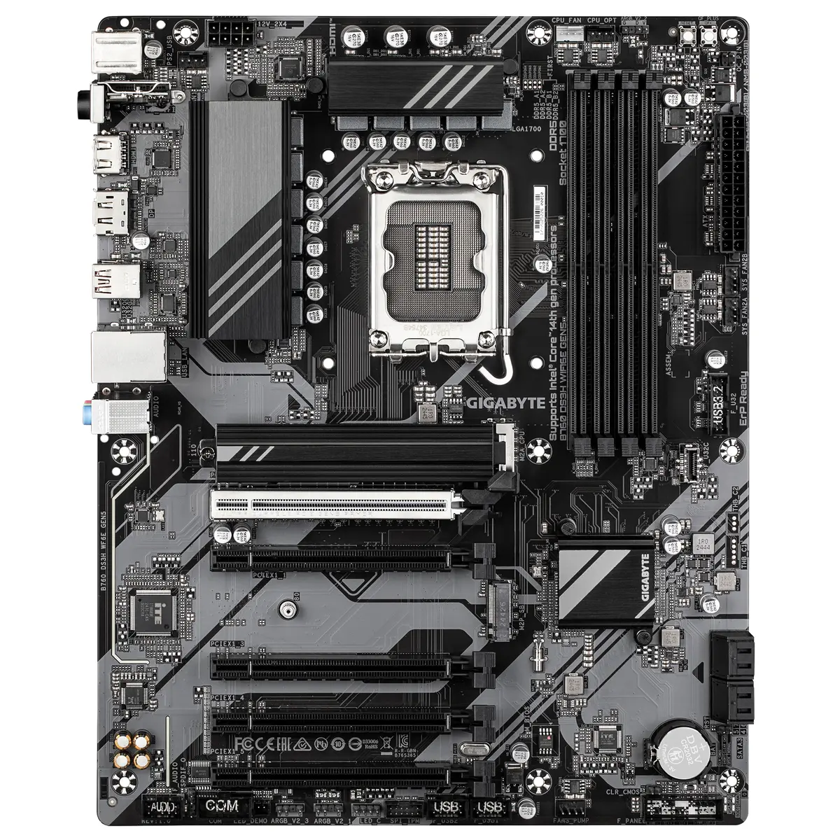 Gigabyte 1700 B760 DS3H WIFI6E GEN5 - DDR5/2xM.2/DP/HDMI - Afbeelding 2