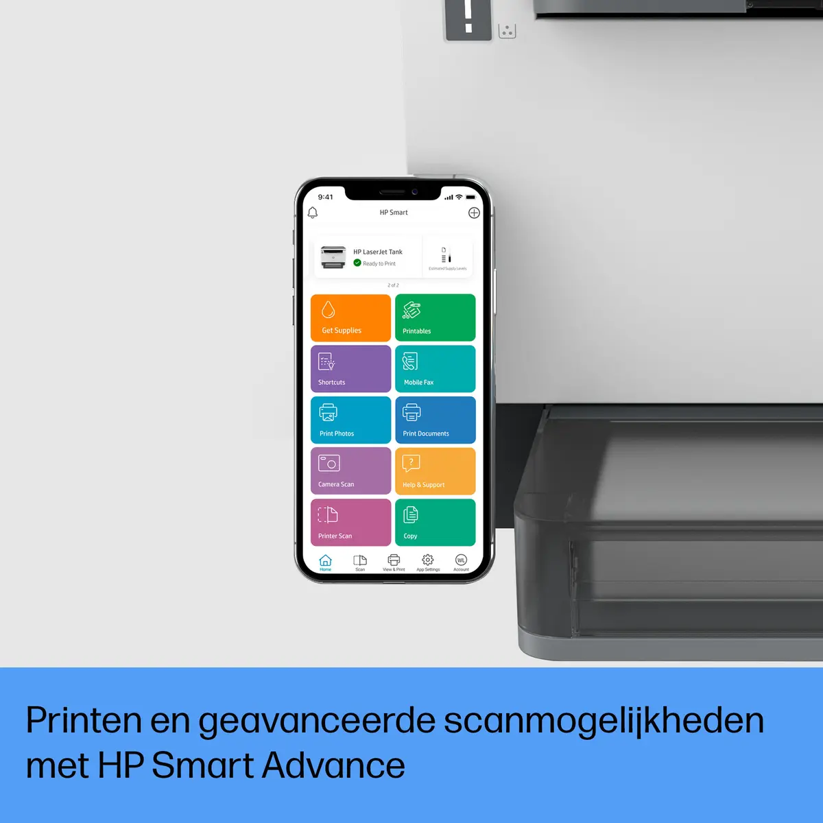 HP LaserJet Tank MFP 2604dw MONO / AIO / WLAN/Wit-Zwart - Afbeelding 5