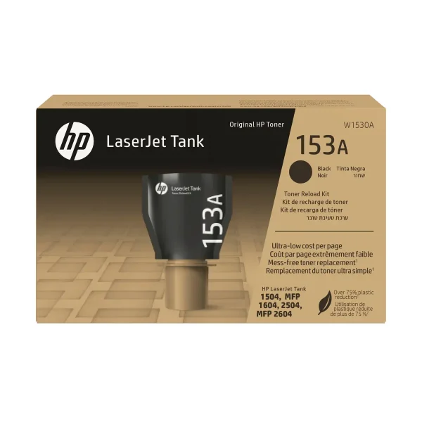 HP No.153A Zwart Navul Kit 2.500 pagina`s (Origineel)