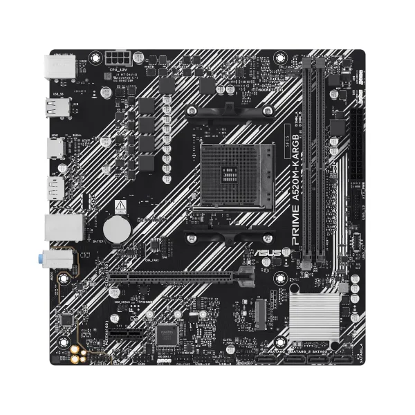Asus AM4 PRIME A520M-K ARGB - DDR4/M.2/HDMI/VGA/µATX