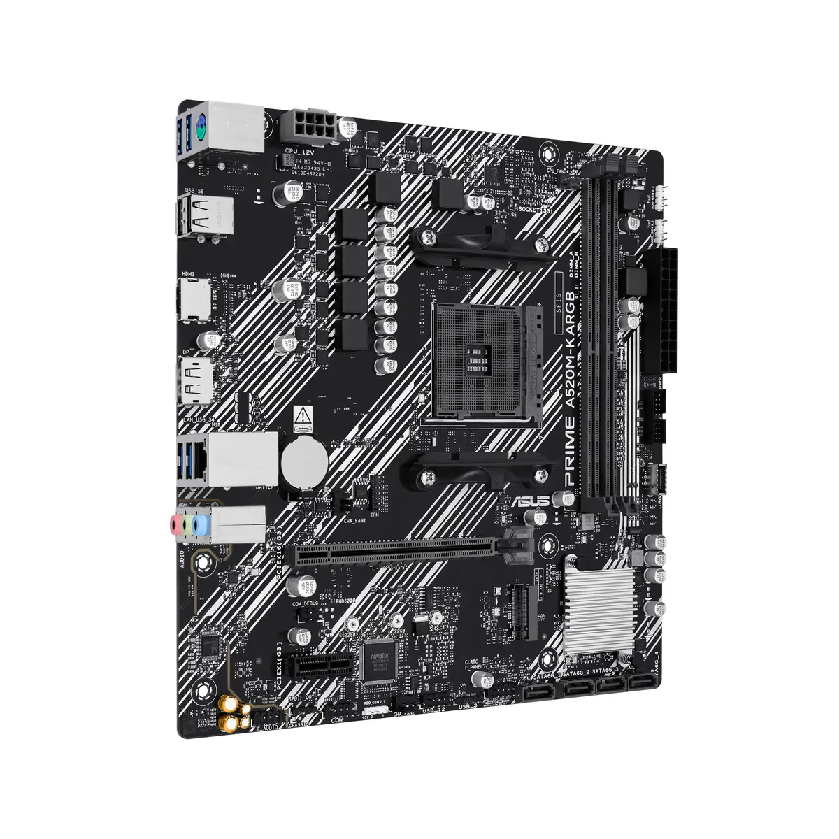 Asus AM4 PRIME A520M-K ARGB - DDR4/M.2/HDMI/VGA/µATX - Afbeelding 2