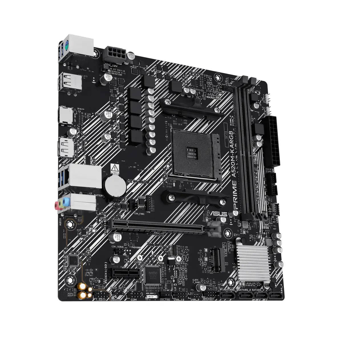 Asus AM4 PRIME A520M-K ARGB - DDR4/M.2/HDMI/VGA/µATX - Afbeelding 3