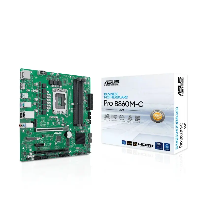 ASUS 1851 B860M-C-CSM PRO - DDR5/2xM.2/DP/HDMI/µATX - Afbeelding 4