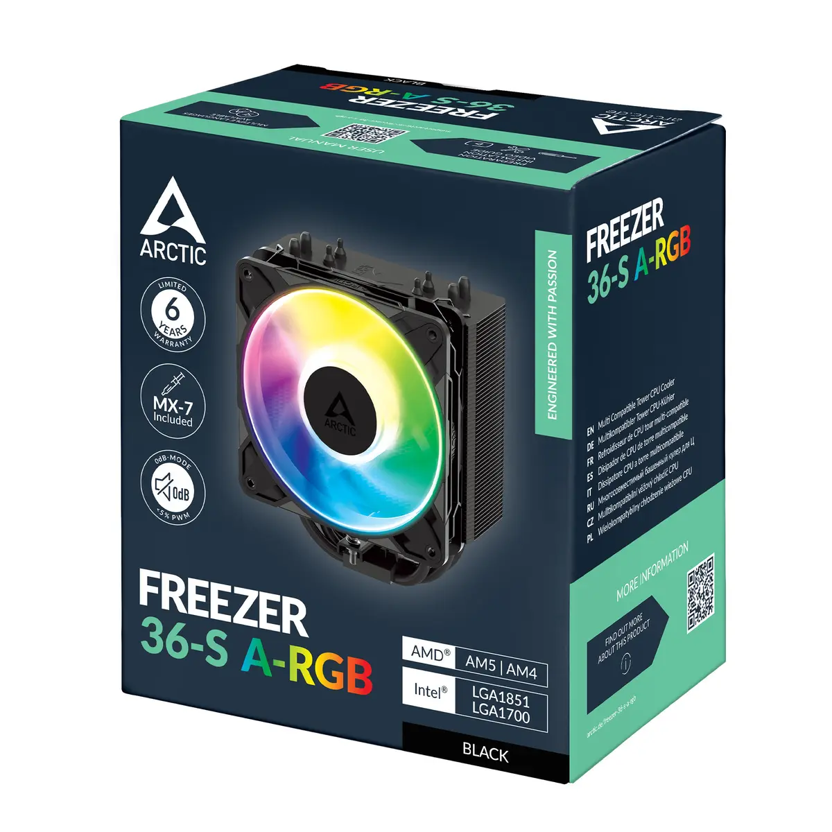 Arctic Freezer 36-S A-RGB (Black) - AMD-Intel - Afbeelding 9
