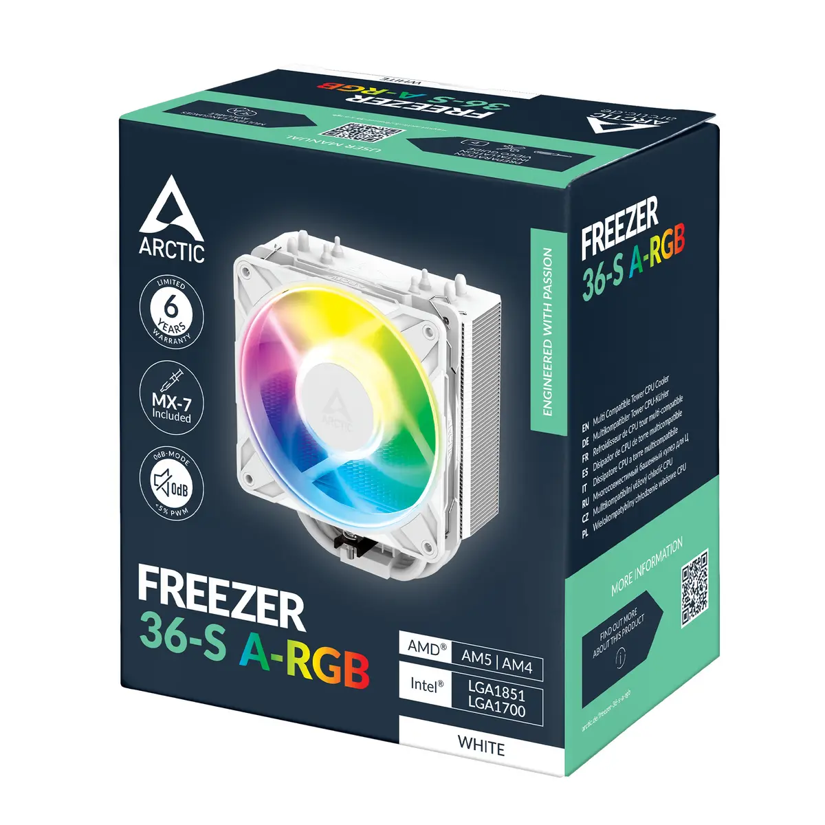 Arctic Freezer 36-S A-RGB (White) - AMD-Intel - Afbeelding 9