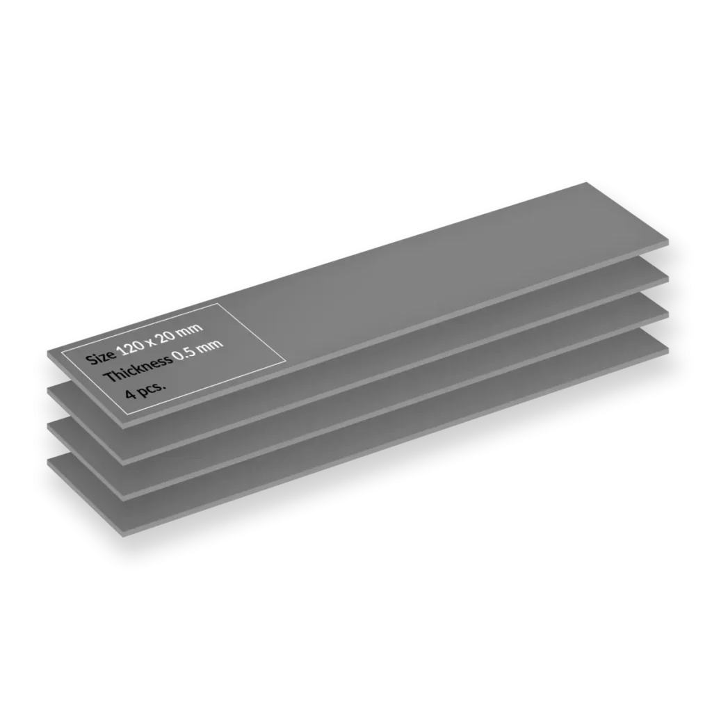 CPU koelpasta Arctic ThermalPad TP-4 120x20mm,0.5mm 4st