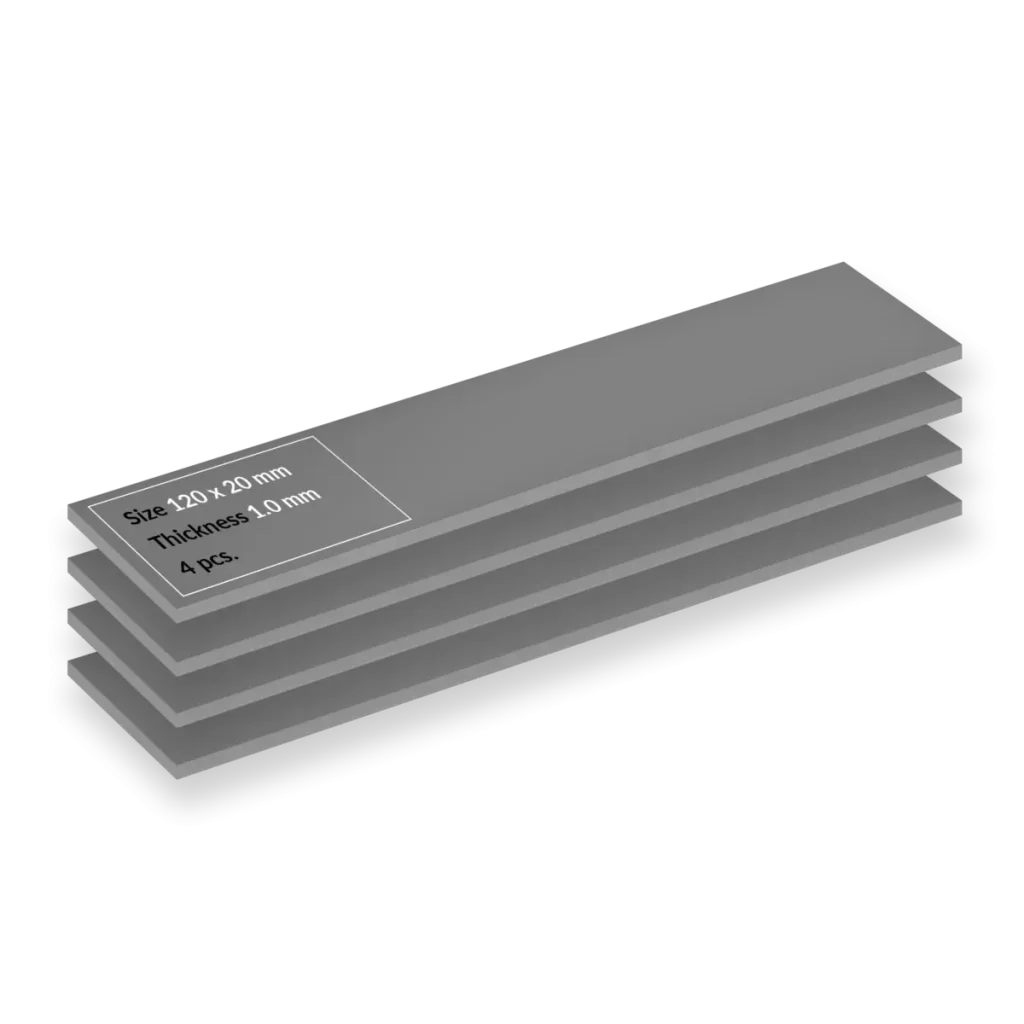 CPU koelpasta Arctic ThermalPad TP-4 120x20mm,1.0mm 4st