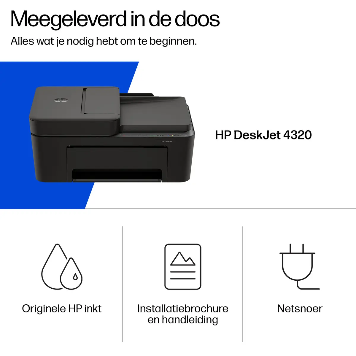 HP Deskjet 4320e AIO / WLAN / Zwart - Afbeelding 5