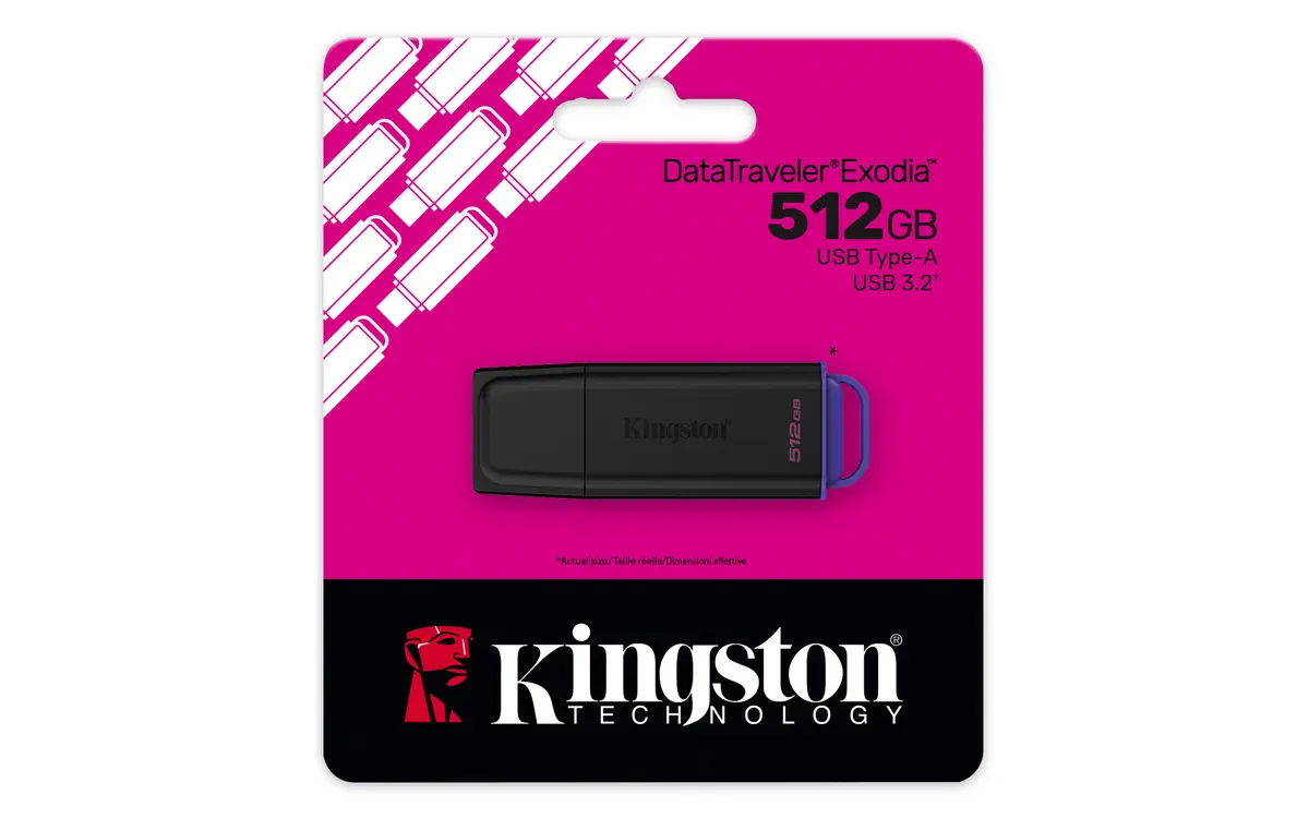 USB 3.2 FD 512GB Kingston DataTraveler Exodia Zw-Violet - Afbeelding 5
