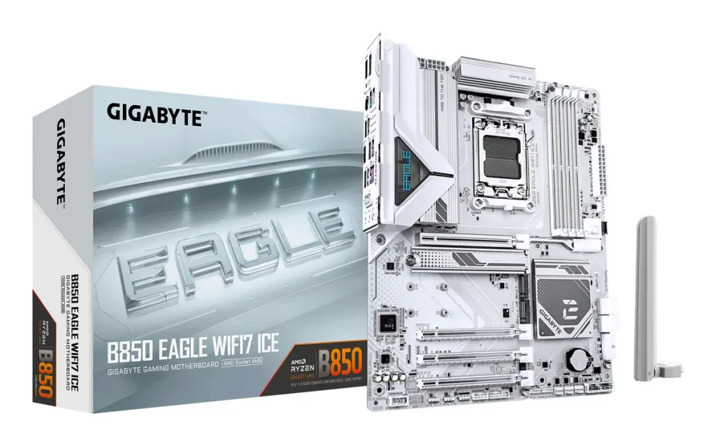 Gigabyte AM5 B850 EAGLE WiFi7 ICE -DDR5/3xM.2/DP/HDMI/ATX