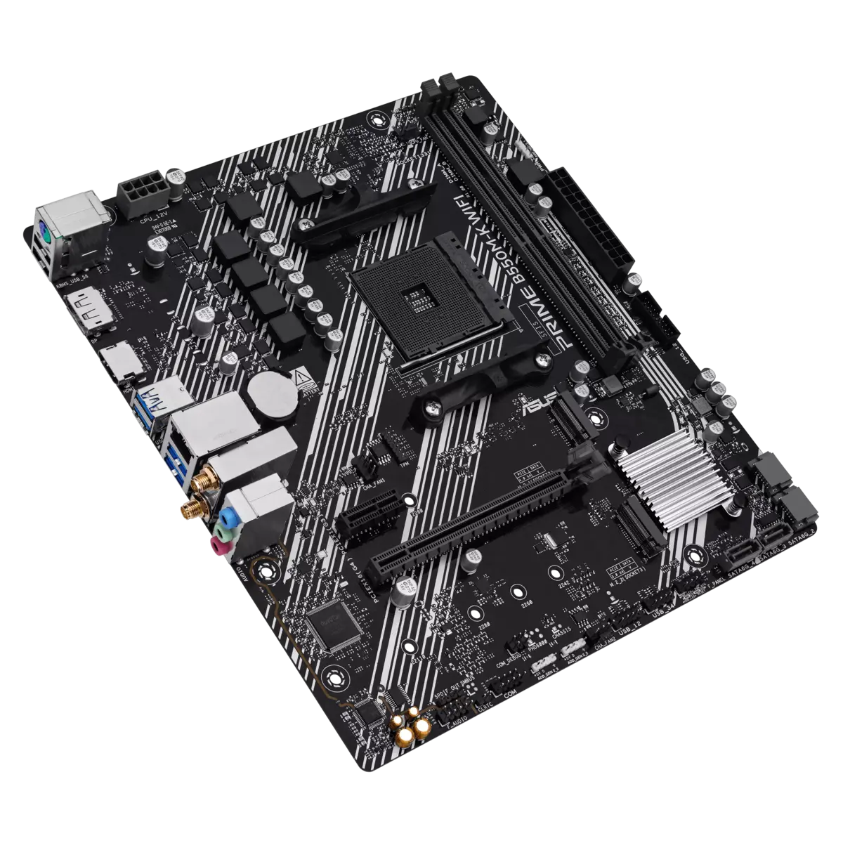 ASUS AM4 B550M-K WIFI PRIME - DDR4/2xM.2/HDMI/DVI/VGA/ - Afbeelding 4