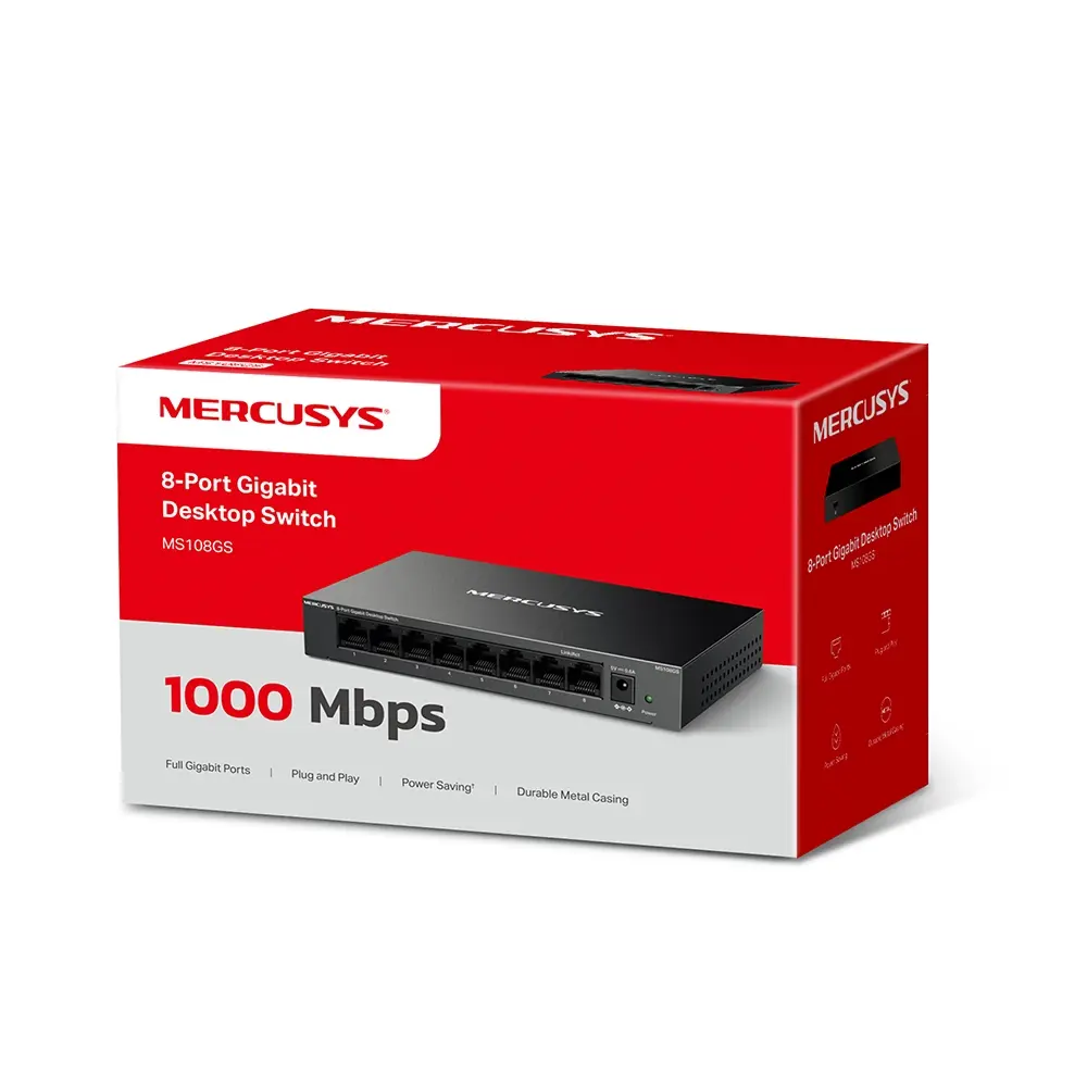 8Port 1Gbps MERCUSYS - Afbeelding 6