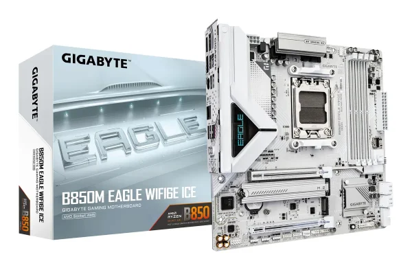Gigabyte AM5 B850M EAGLE WIFI6E ICE - DDR5/M.2/2xDP/HDMI