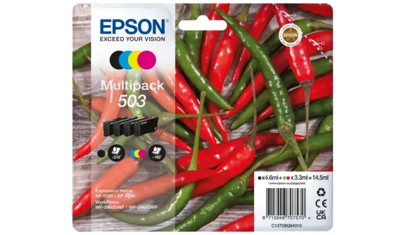 Epson 503 Multipack Z/C/M/G 14,5ml(Origineel) chillies