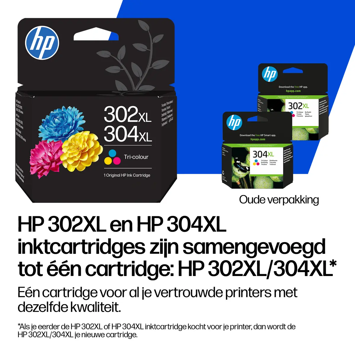 HP No.302XL/304XL Kleur 300 pagina´s (Origineel) - Afbeelding 5