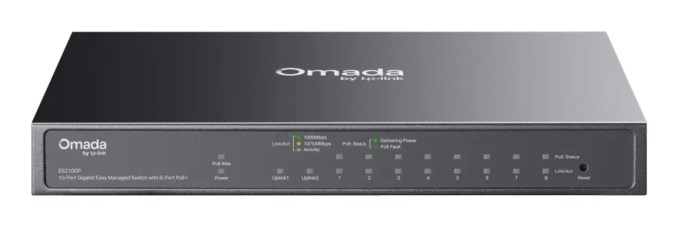 10Port 1Gbps Omada Easy 8xPoE+ 1xSFP/RJ45TP-Link